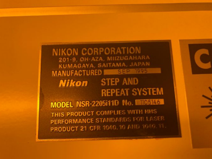 Used 1995 NIKON 2205i11D
