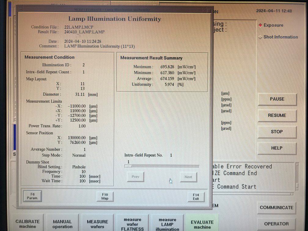 Used NIKON NSR 2205 i 11 D Stepper