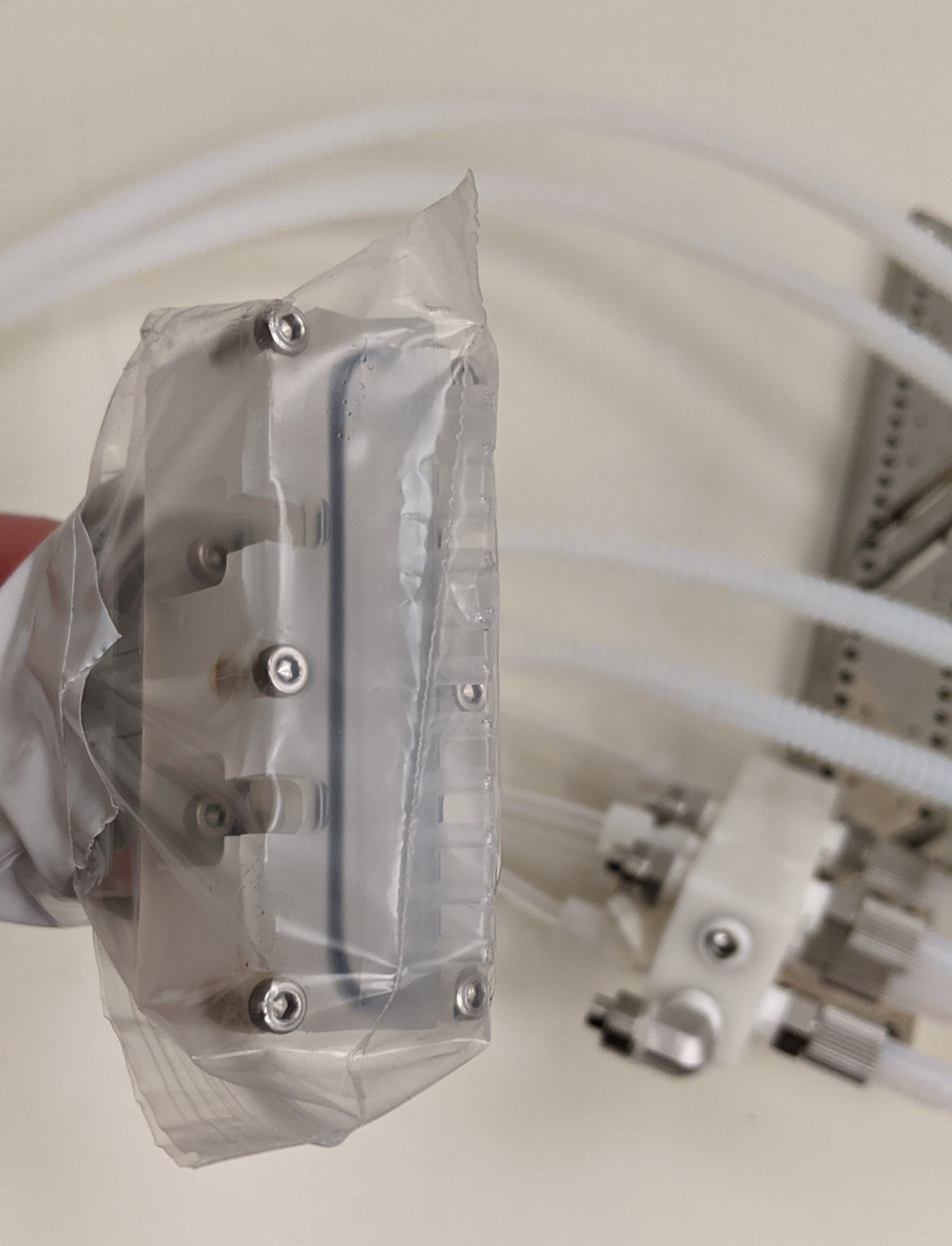 Used TEL Act 8 Part Dev 3-2 Dispense Line/Water Jacket H Nozzle Assembly