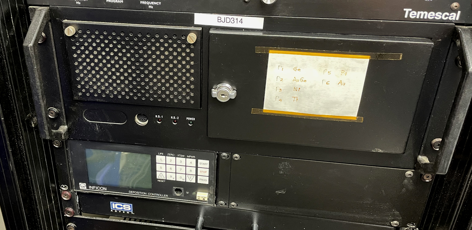 Used Temescal BJD-1800 Electron Beam Evaporator