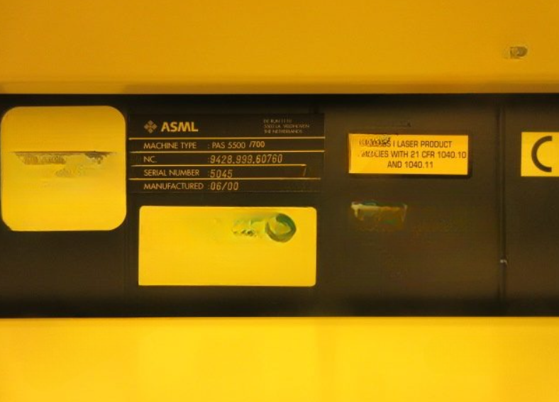 Used ASML PAS 5500/700D