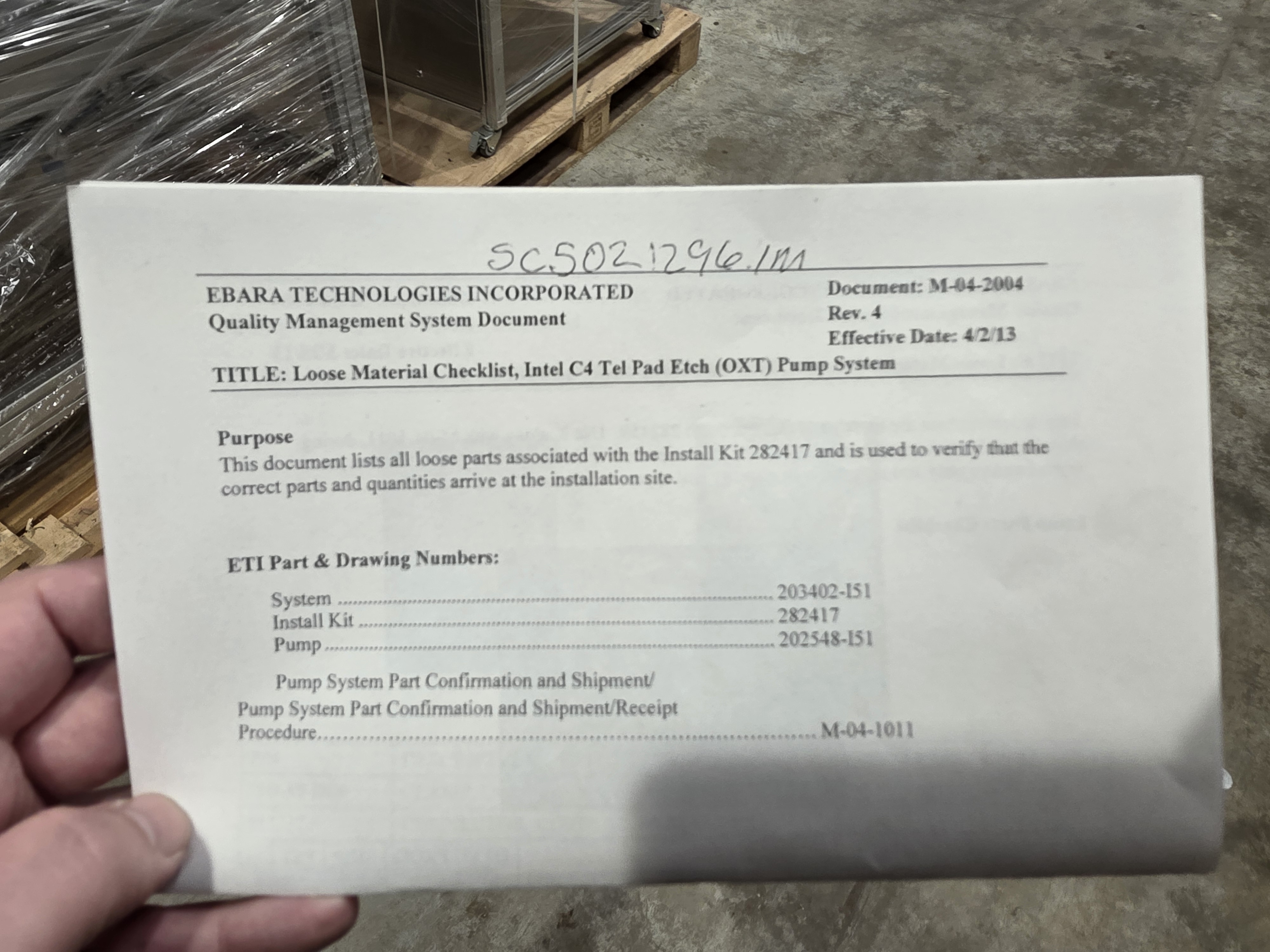 2015 Ebara OXT-14 Modular Pump Rack System – 4-Channel Automated Foreline Skid, New