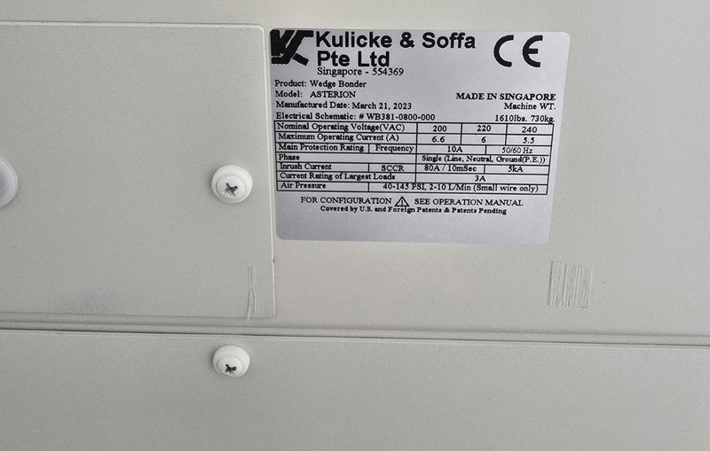 Used 2023 K&S Asterion Bonder