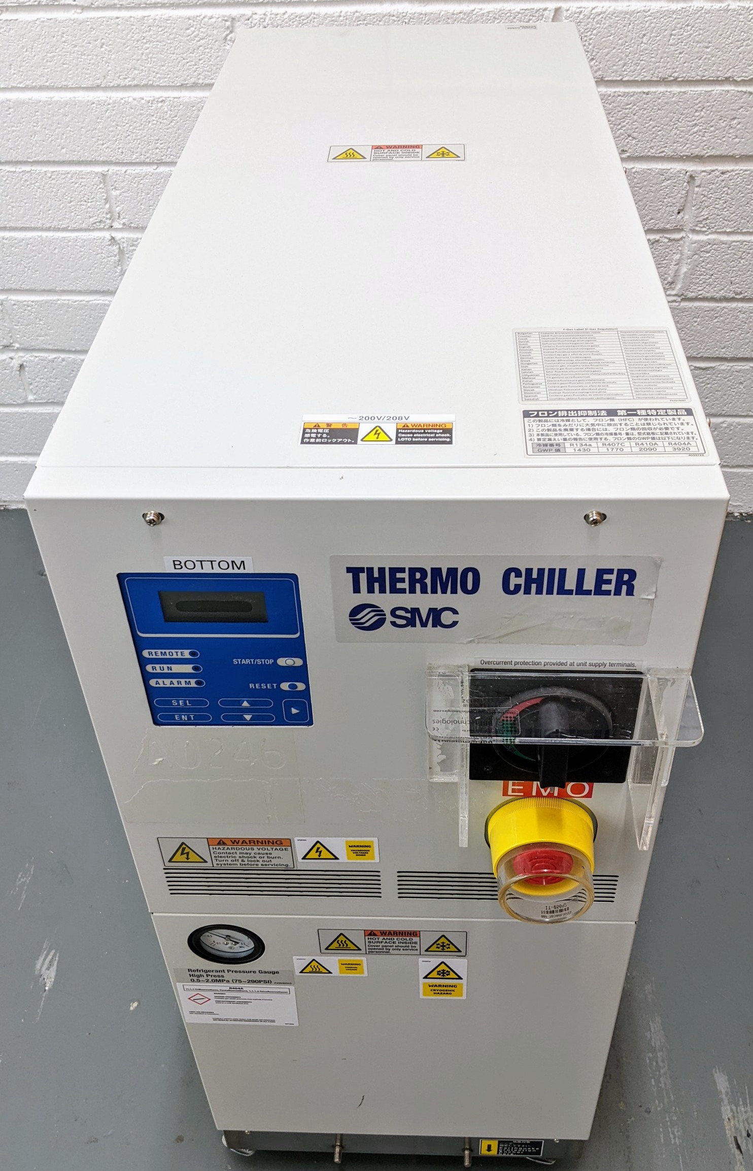Used SMC Corporation Chiller
