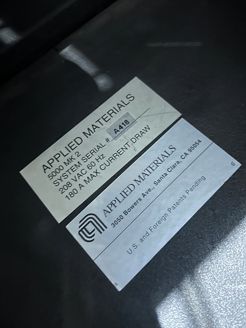 Used AMAT P5000 2 chamber nitride PECVD tool