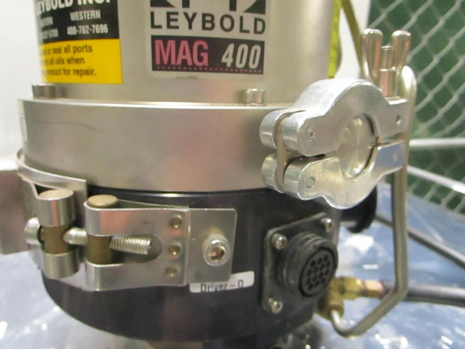 Used Leybold MAG 400 TURBOMOLECULAR PUMP, MAG 410CT