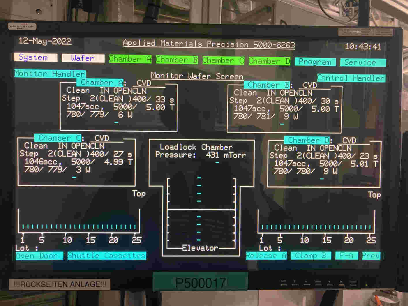 Used 2007 AMAT P5000 17