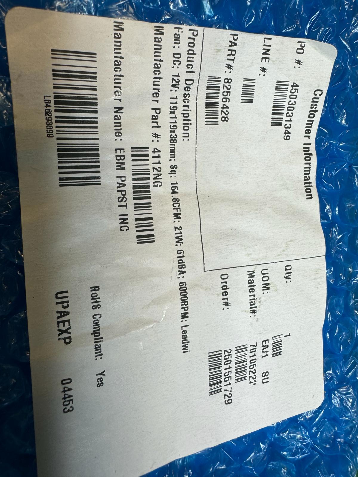 Used Eaton Nova 6200AV Consumable Parts- Fans