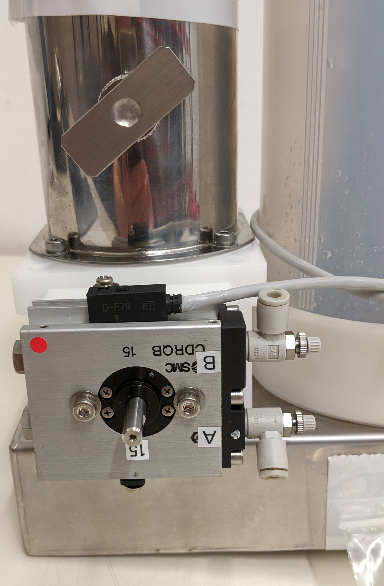 Used TEL Act 8 Part Dev 3-3 Exhaust Duct/Auto Damper/Manual Damper/Mist Trap Assembly