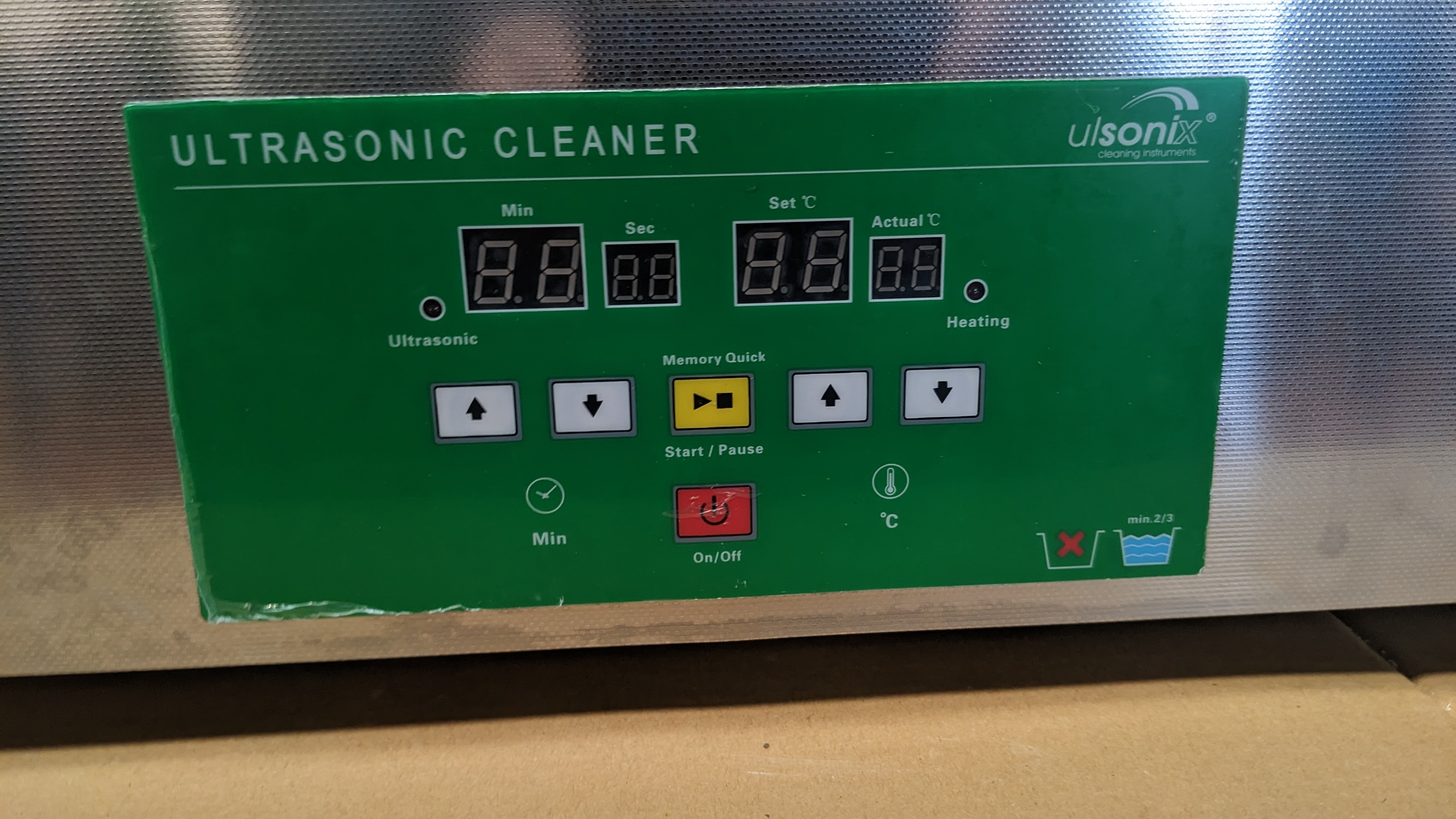 Used Ultrasonic UD100SH-3L  Eumax Digital Cleaner