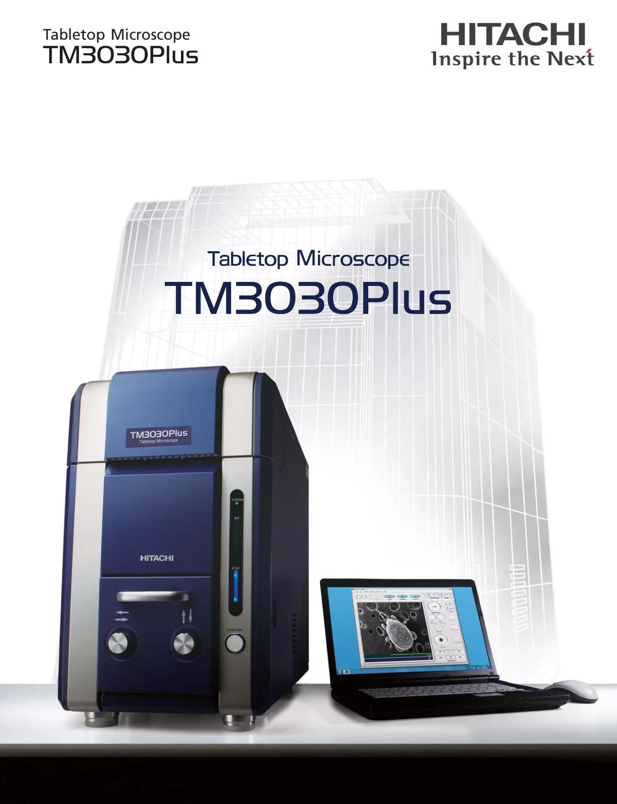 Used HITACHI TM-3030Plus Desktop Scanning Electron Microscope