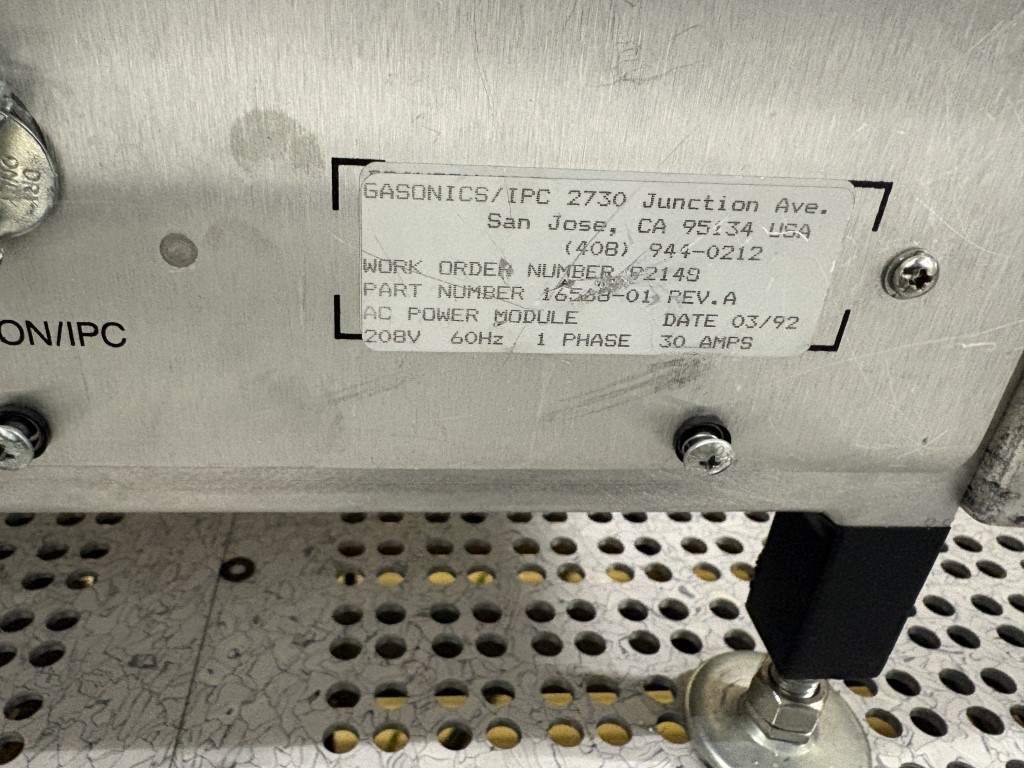 Used 1992 Gasonics L3300 - 150mm Asher