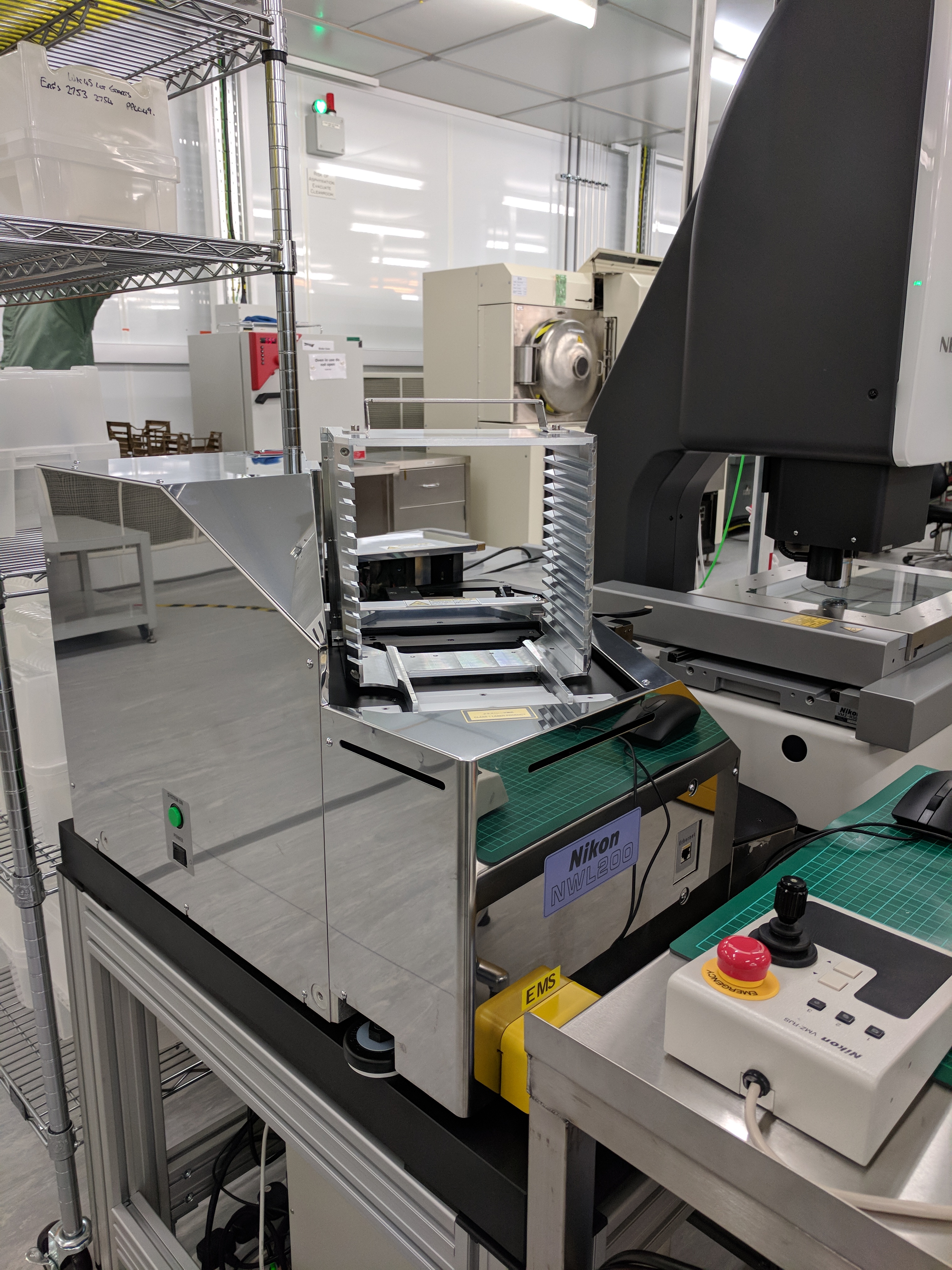 Used 2017 NIKON VMZ-R3020TZ VMM with Nikon Wafer Loader NWL200TMB/T