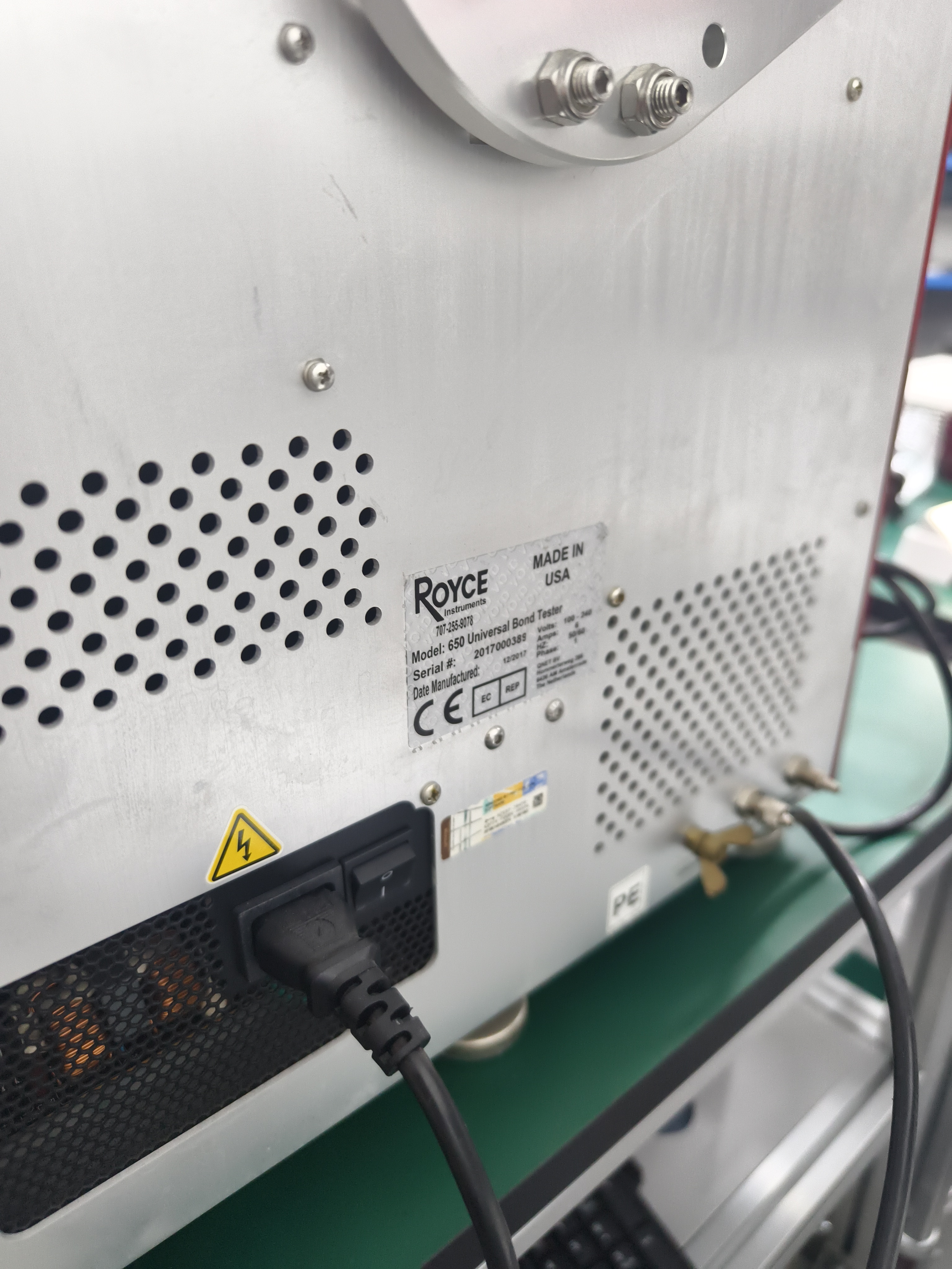 Used 2017 Royce  650  Bond Tester