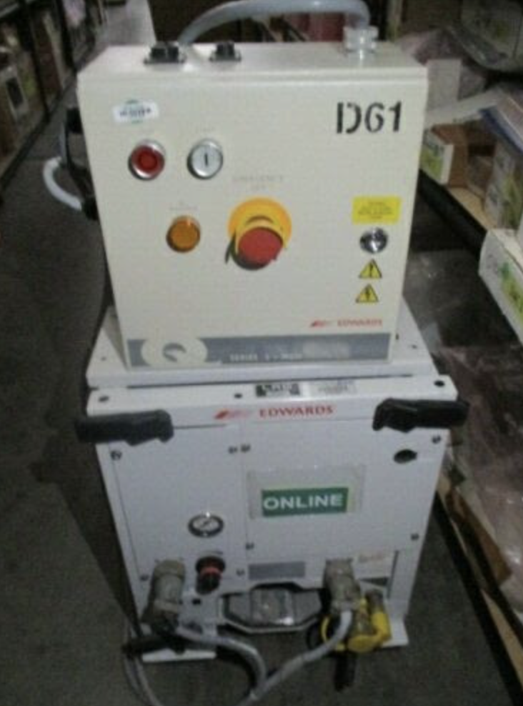 Used BOC Edwards QDP40 Dry Mechanical Vacuum Pump w/ Q Series 2- MCM Controller LAM
