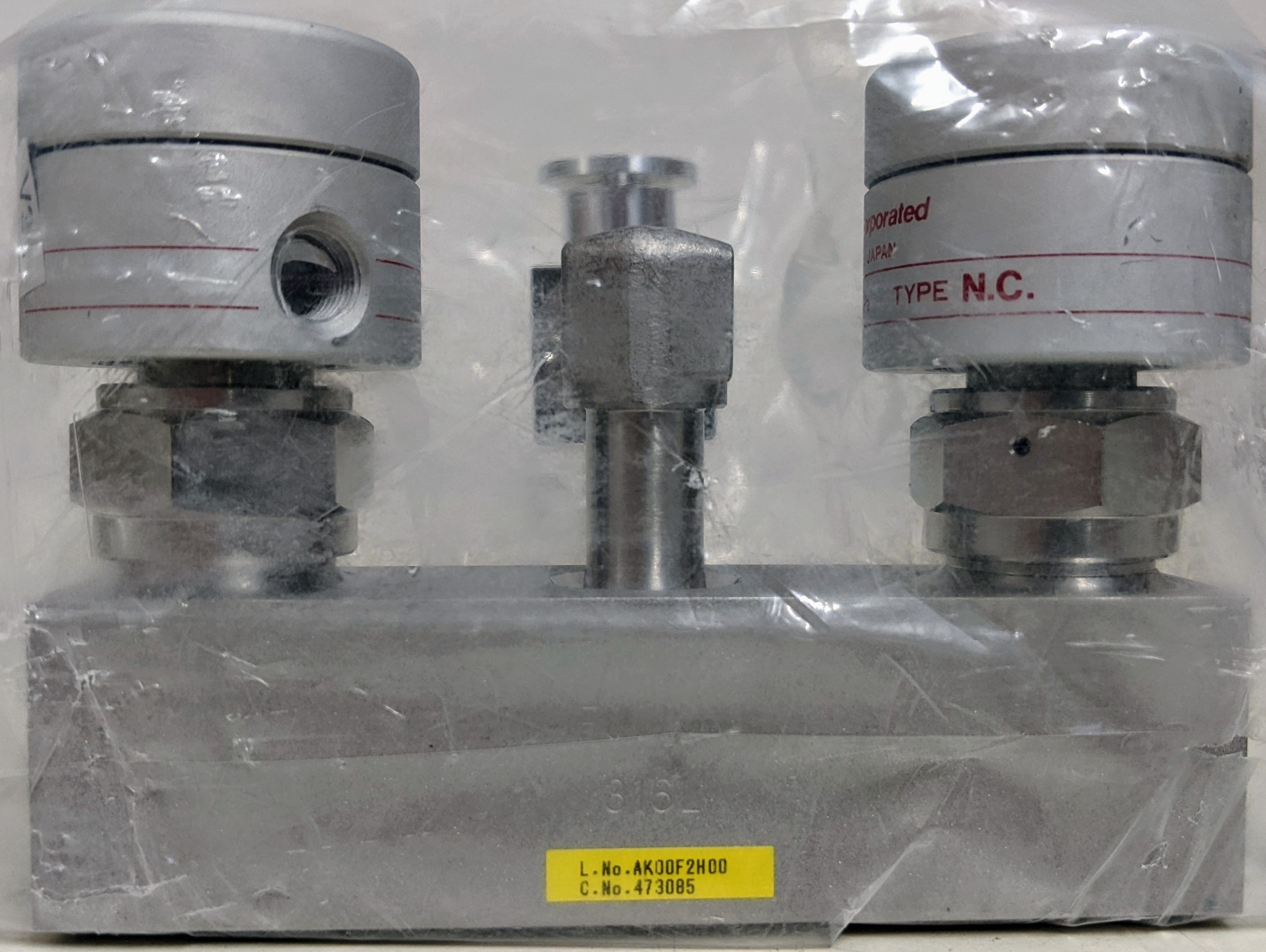 Used TEL BLOCK VALVE..FBL-20-NW16-2B3-LEC