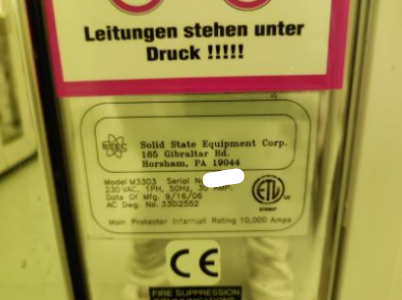 Used Veeco SSEC 3303