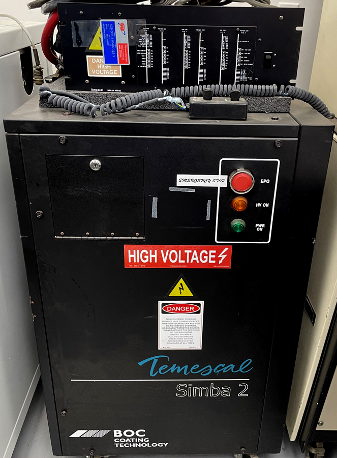 Used Temescal BJD-1800 Electron Beam Evaporator