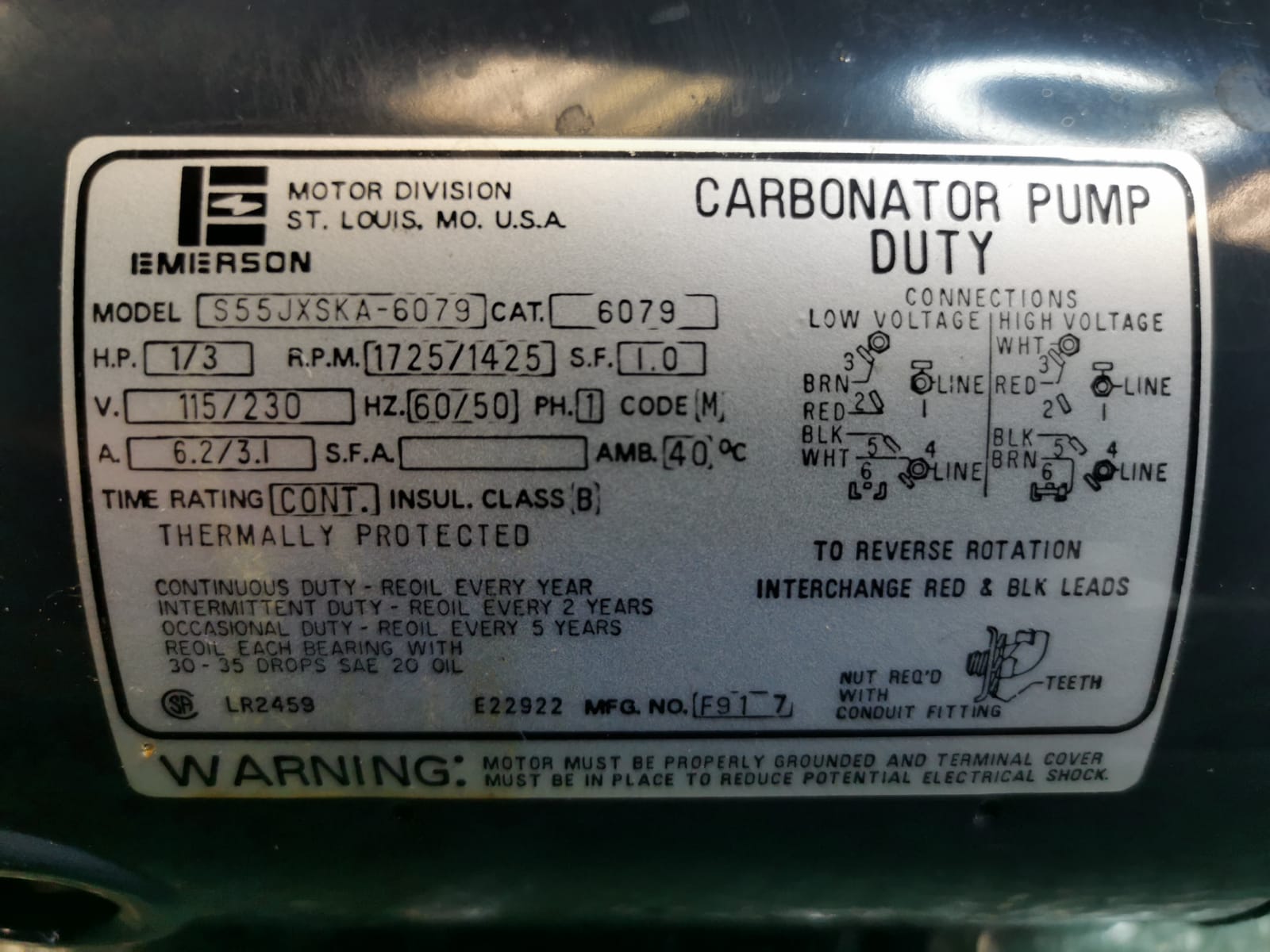 Used Eaton Nova 6200AV Motor