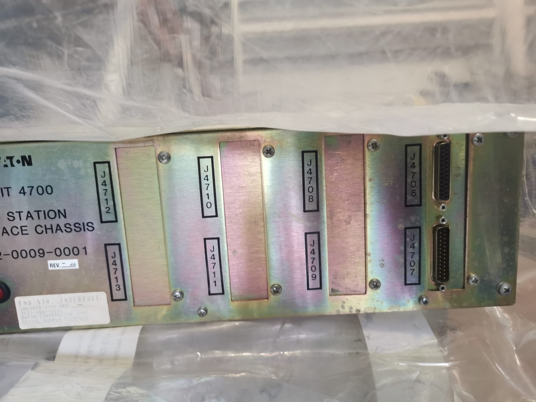 Used Eaton Nova 6200AV Unit 4700 End Station interface chassis 3122.0009.0001