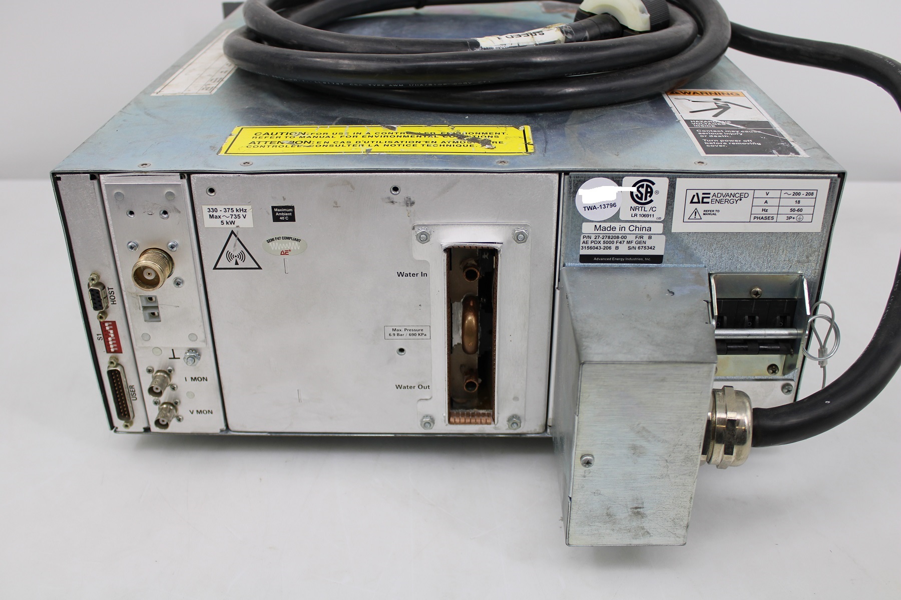 Used Advanced Energy PDX 5000