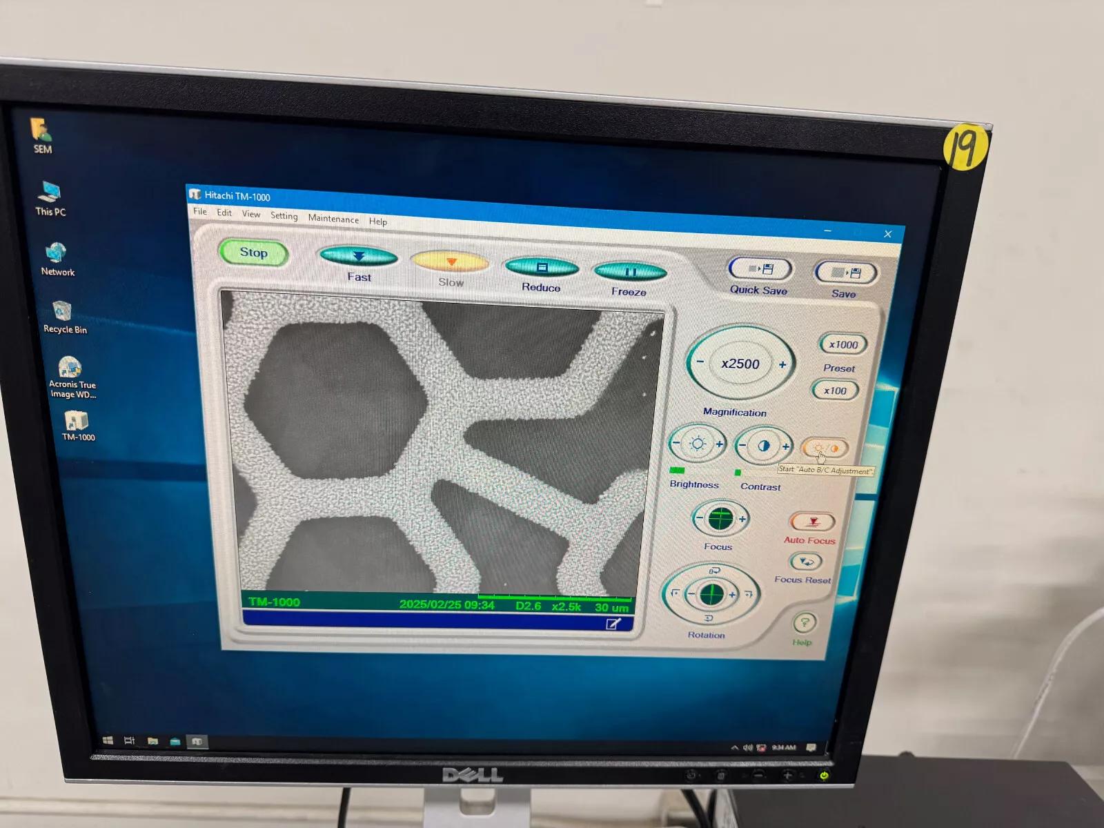 Used Hitachi Hightech TM1000 Tabletop Miscroscope