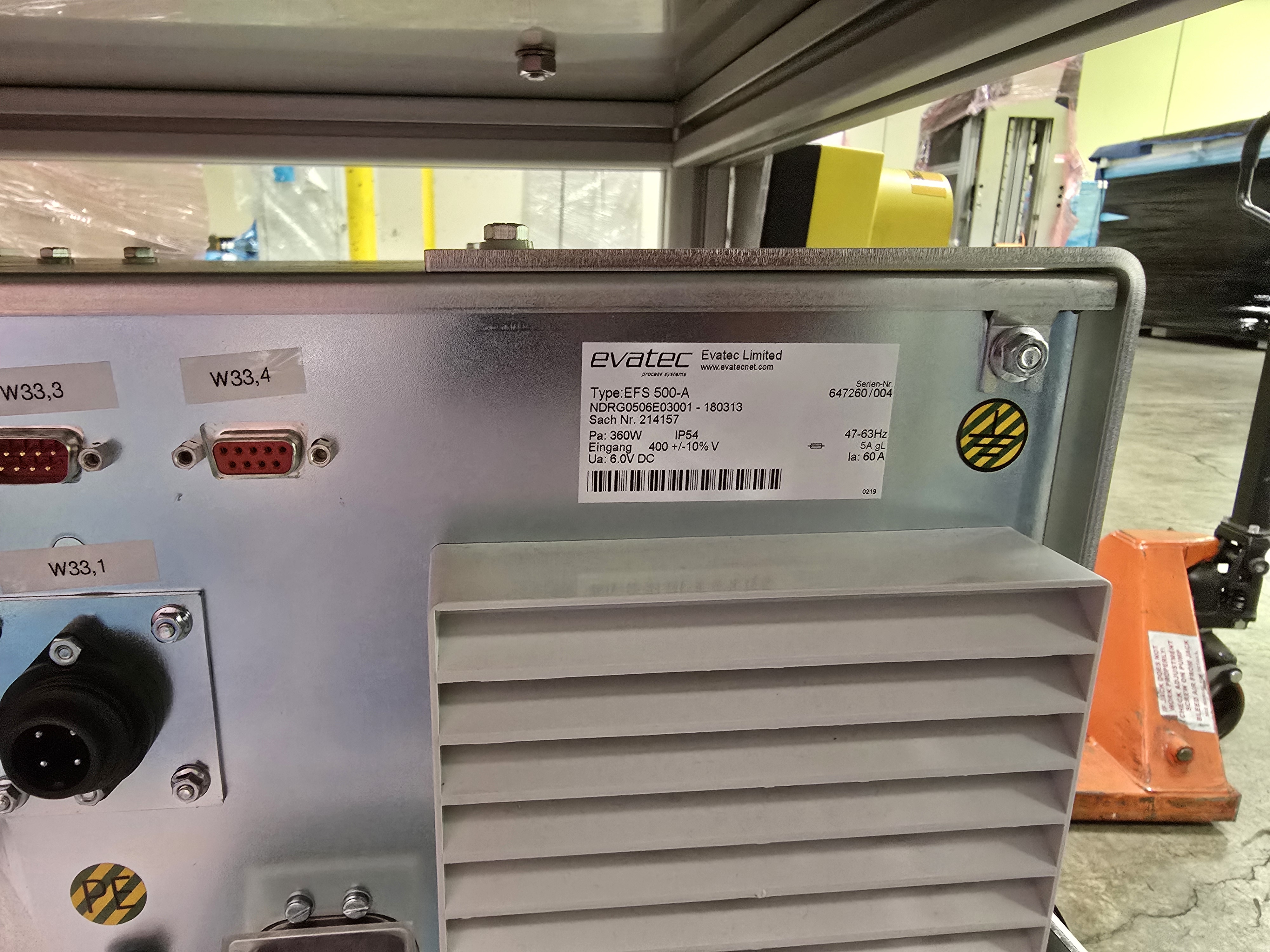 Used EVATEC BAK 1401