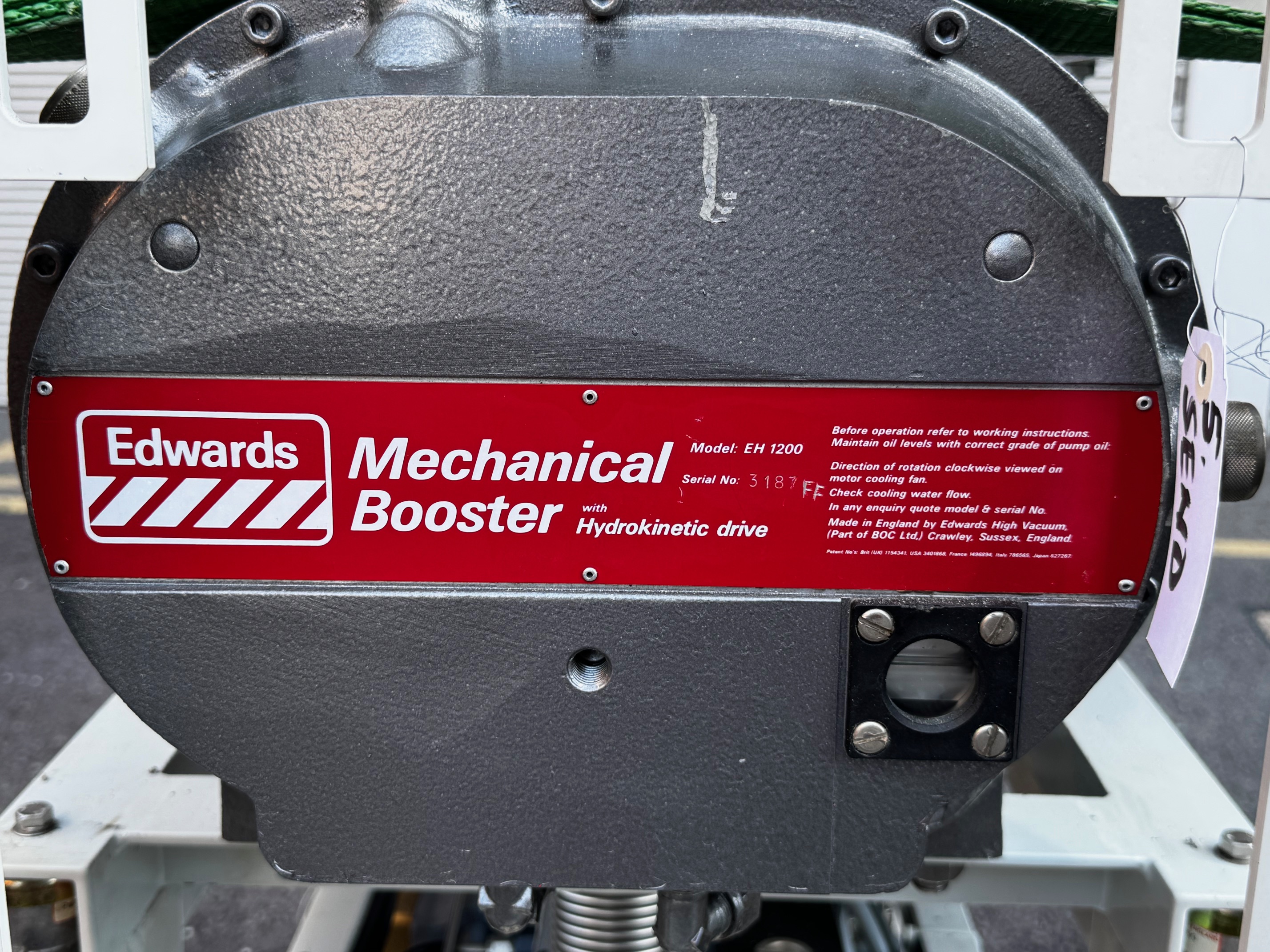 Used Edwards IQDP80 / EH1200 Booster