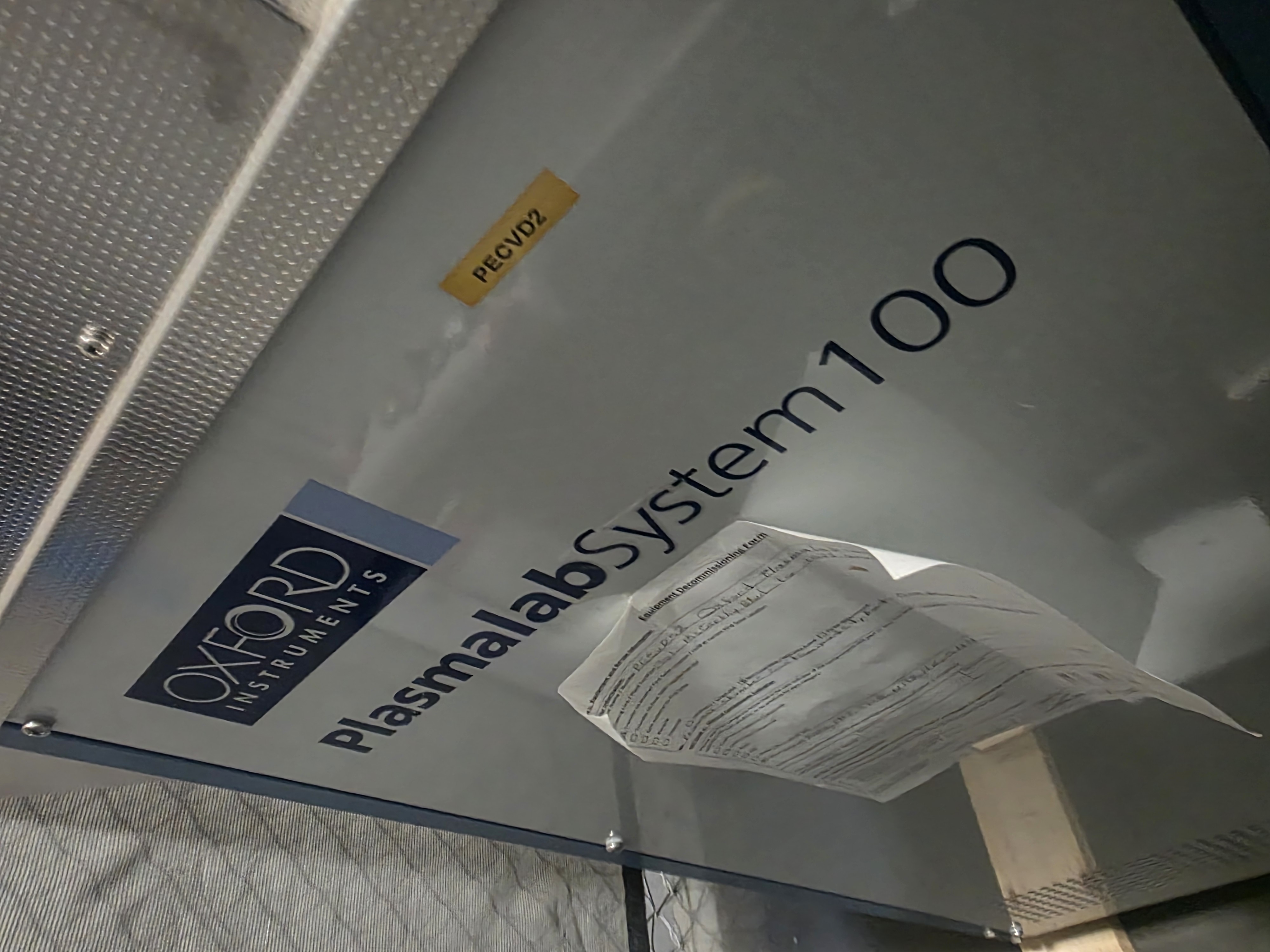 Used Oxford Plasmalab 100 PECVD System