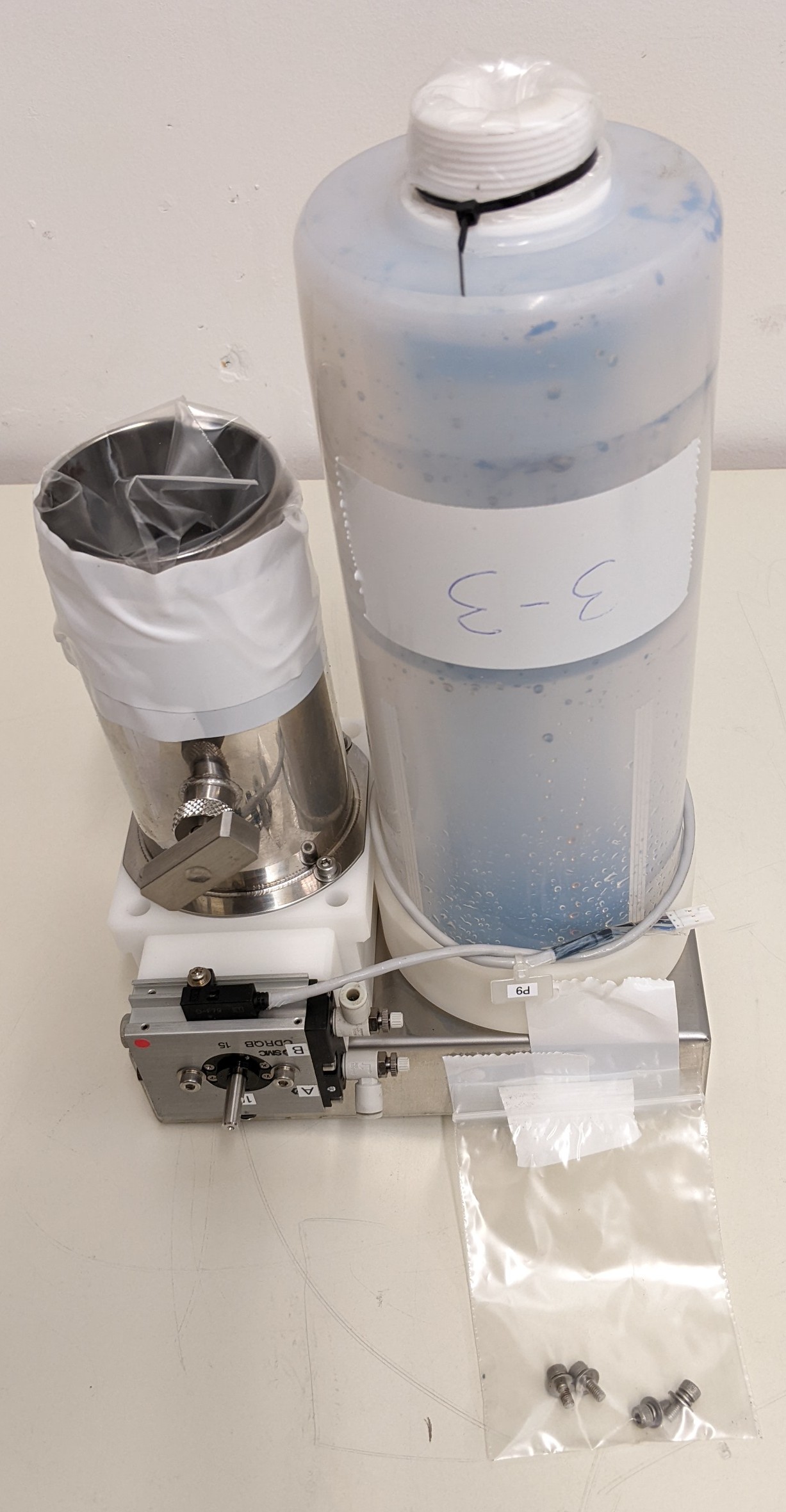 Used TEL Act 8 Part Dev 3-3 Exhaust Duct/Auto Damper/Manual Damper/Mist Trap Assembly