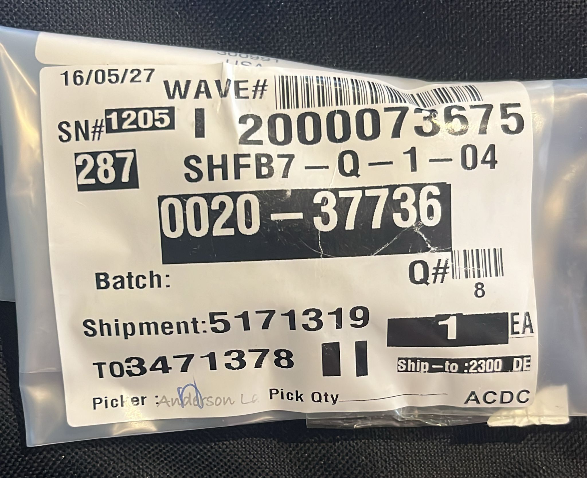 Used Applied Materials AMAT 0020-37736 CLAMP,CLAW SERVICABLE,GATE VALVE