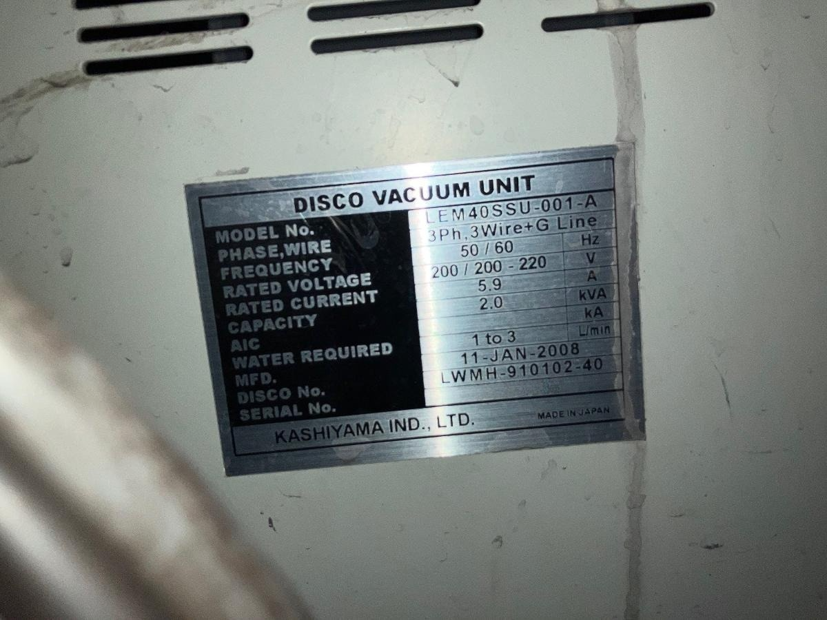 Used 2006 Disco DFG8540 Grinder