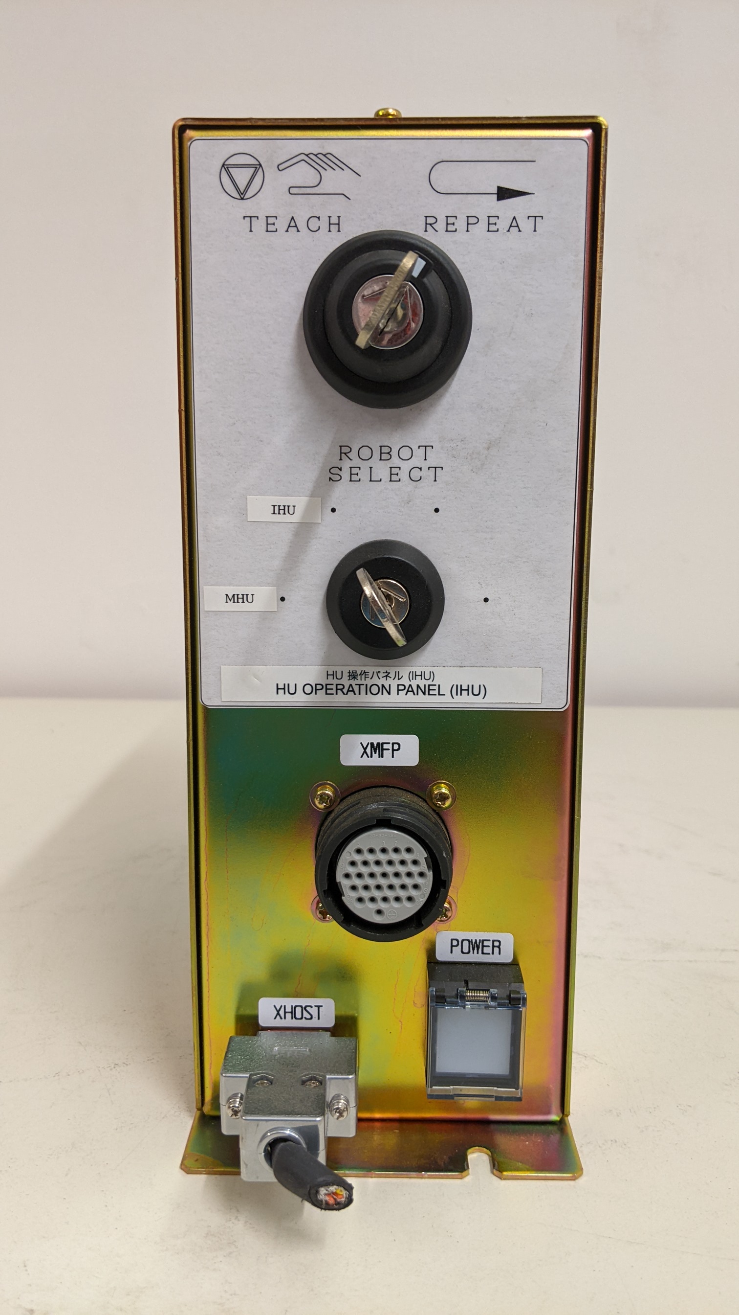 Used KAWASAKI ROBOT DIVISION Wafer Robot Select Teach Repeat Control Box