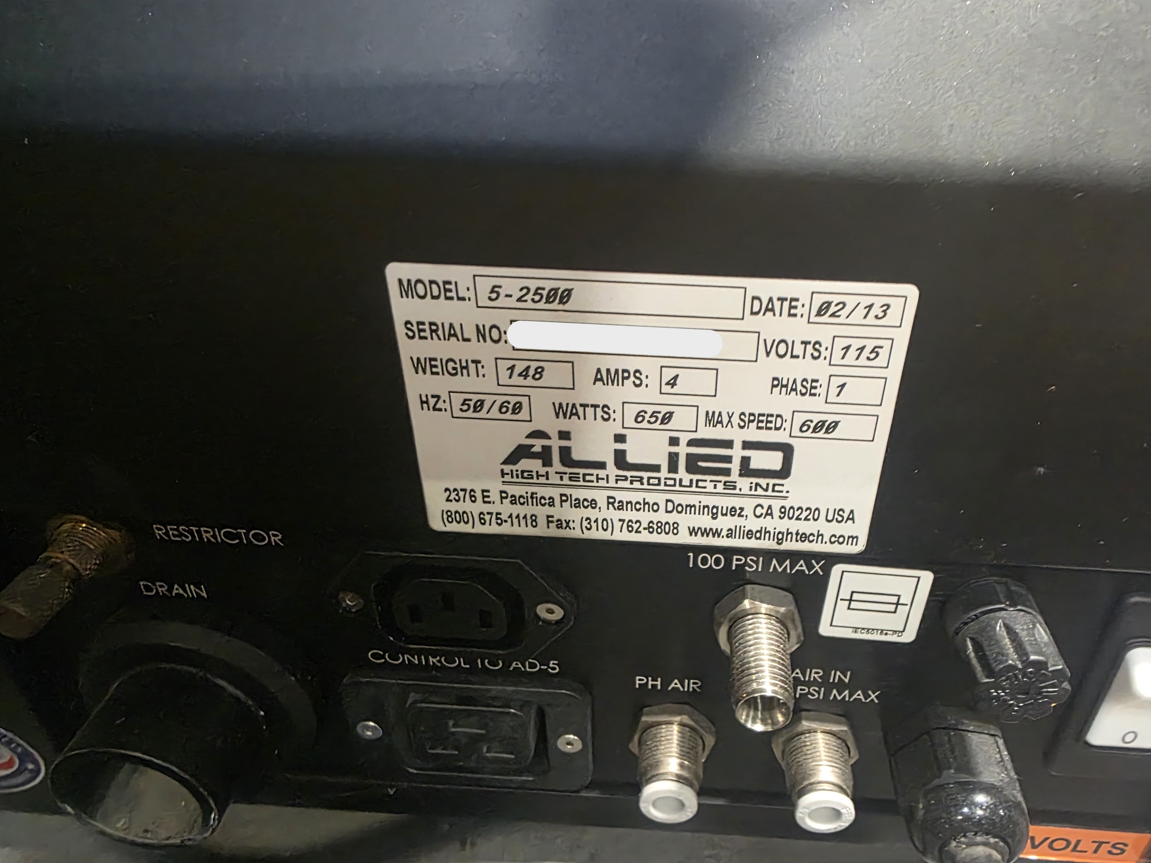 Used Allied MetPrep3 Model 5-200 CMP System