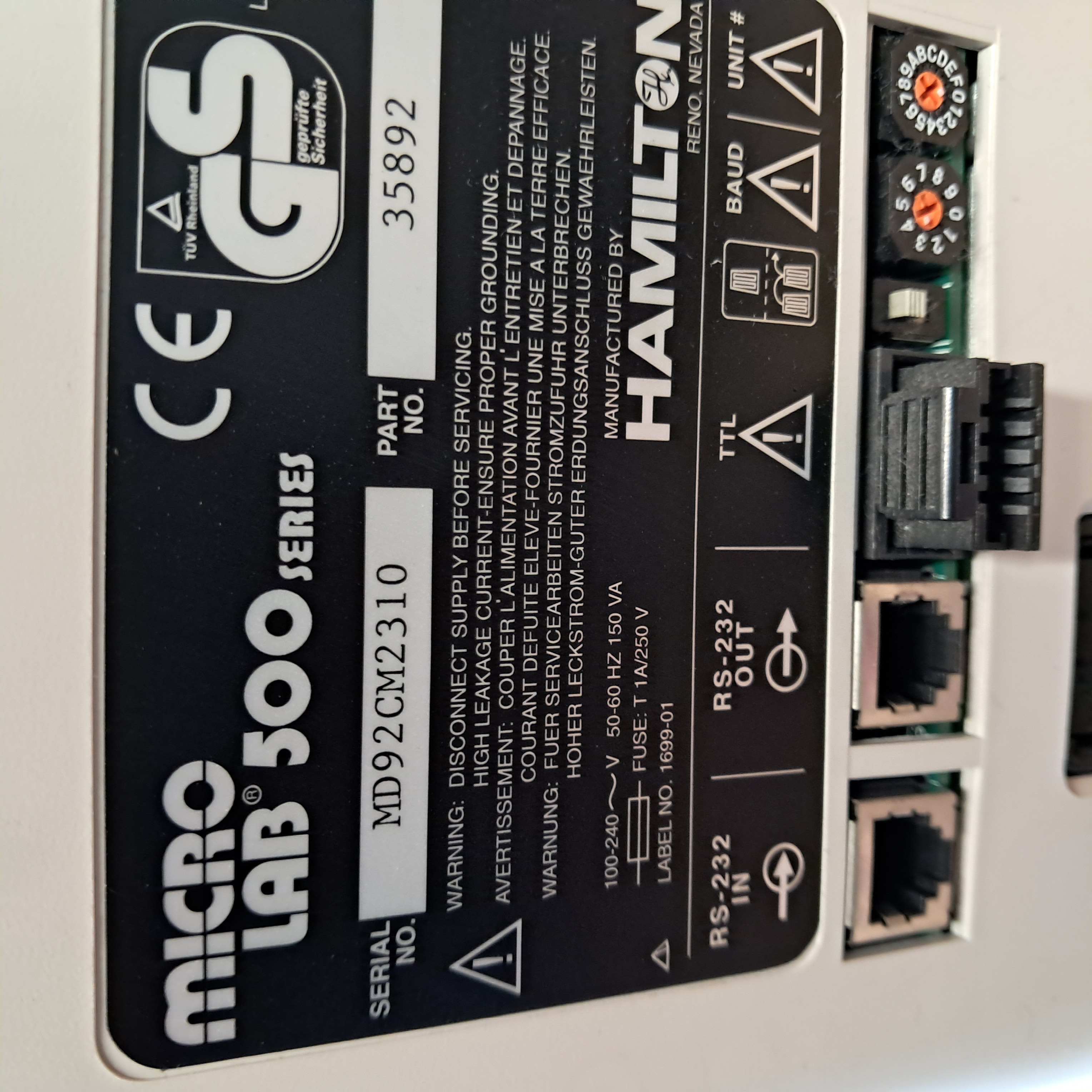 Used AVIV Circular Dichroism spectrometer 215  Parts