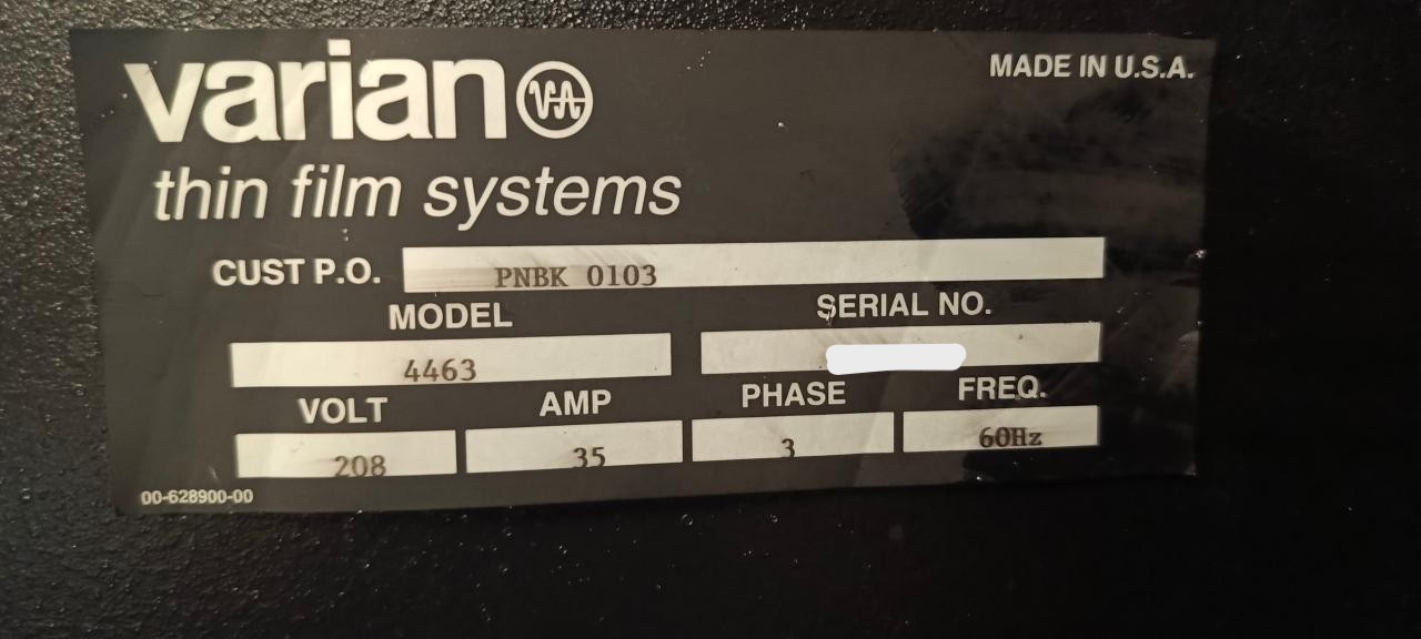 Used Varian (VSEA) 3290 STQ