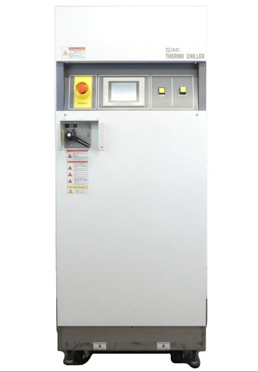 Used SMC INR-497-049 Dual Channel Recirculating Chiller THERMO CHILLER Tested Working