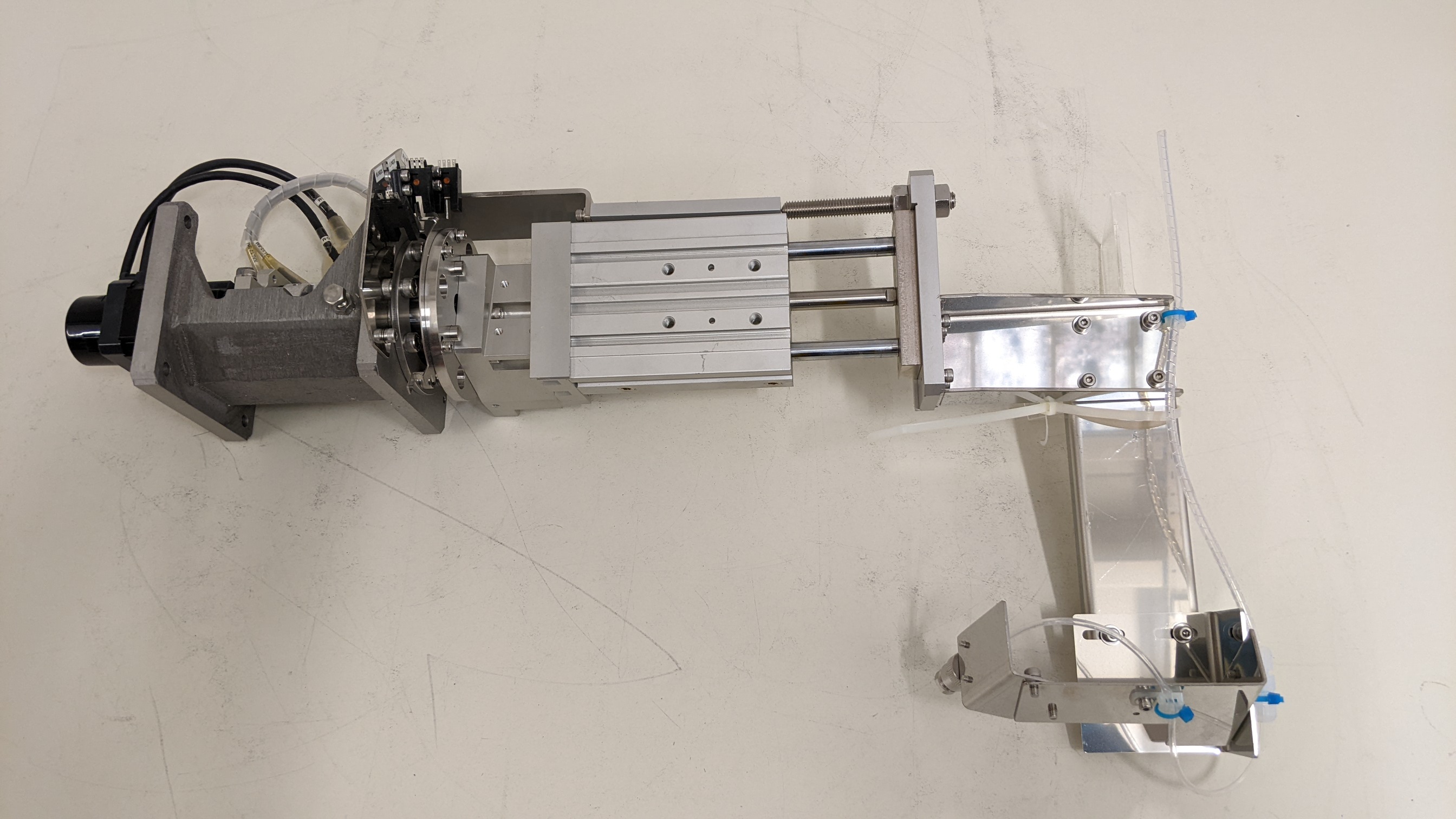 Used SMC & Oriental Motor Co., Ltd. MGP Compact Guide Cylinder / VEXTA 5 Phase Stepping Motor