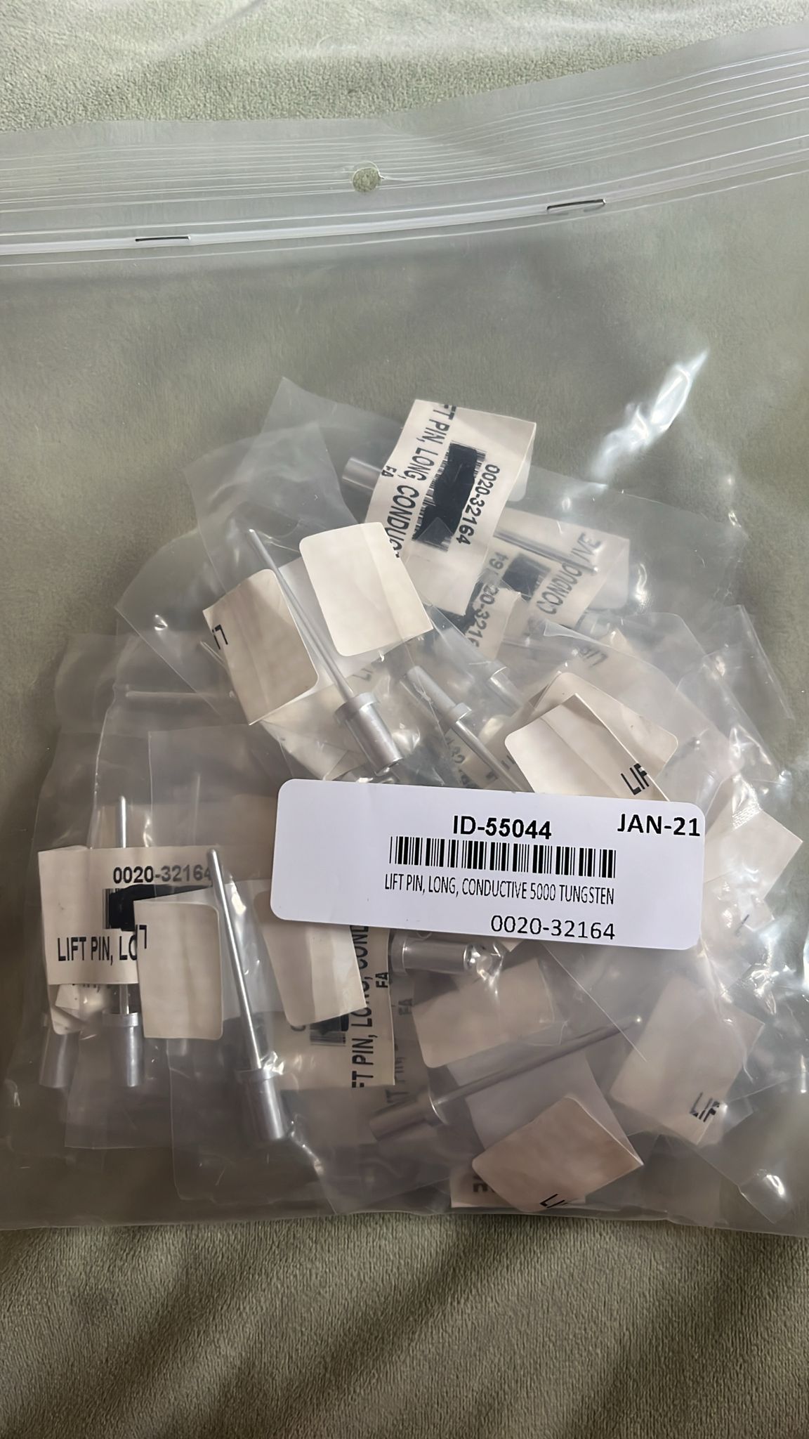 Used Applied Materials AMAT 0020-32164 LIFT PIN CONDUCTIVE,LONG CFO