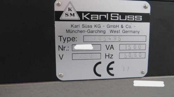 Refurbished Suss Microtec MA6/BA6 mit TSA (Topside Alignment) und BSA (Backside Alignment)