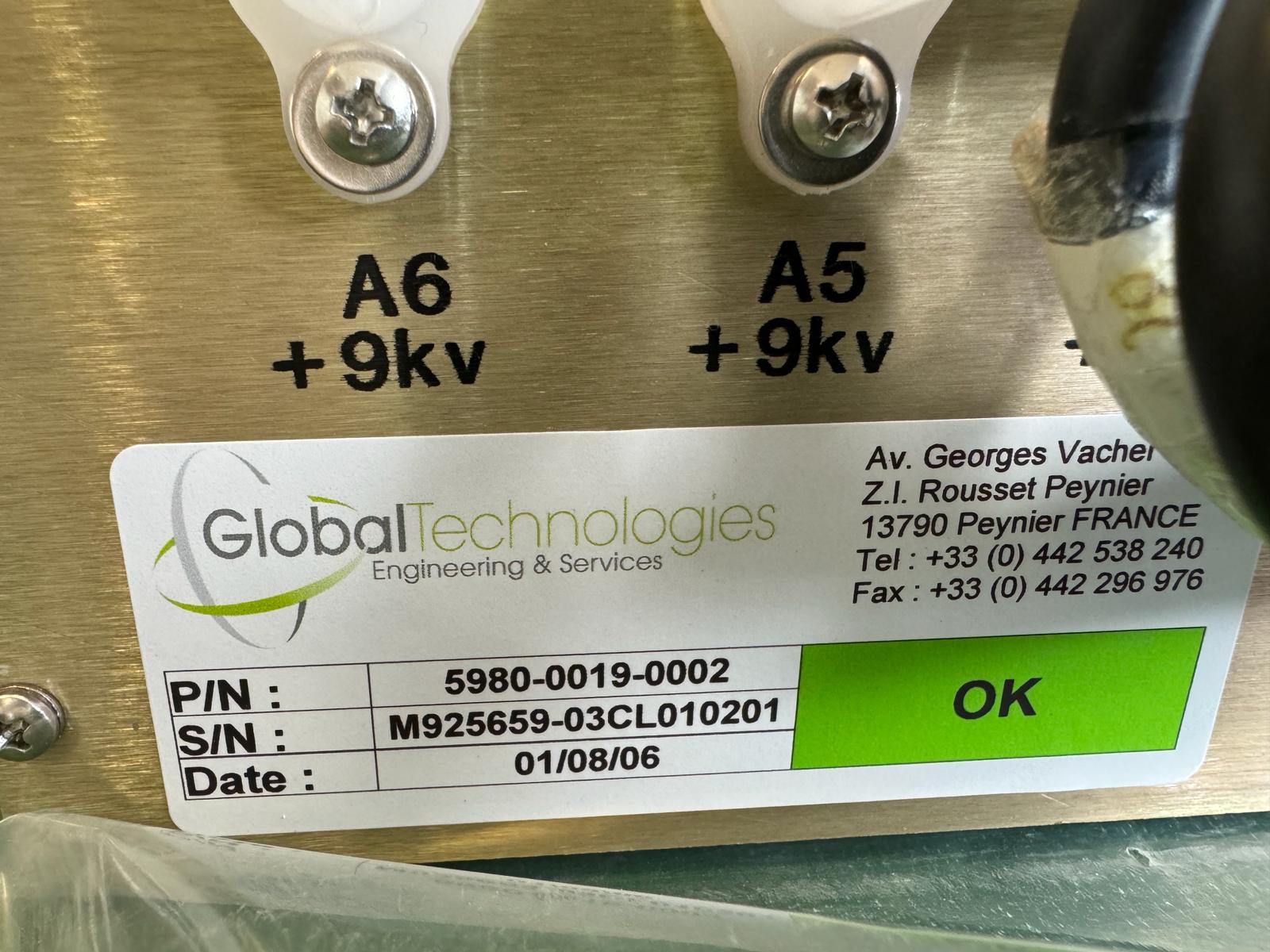 Used Eaton Nova 6200AV Focus / Deflector Power Supply 5980-0019-0002