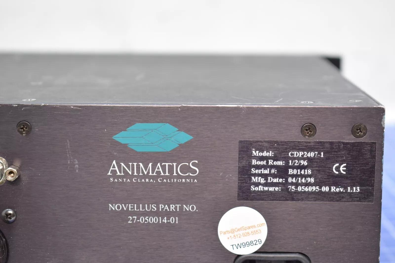 Used Animatics/ Novellus 27-050014-01 / CONTROLLER INDEXER ROBOTS CE T2 CDP2407-1