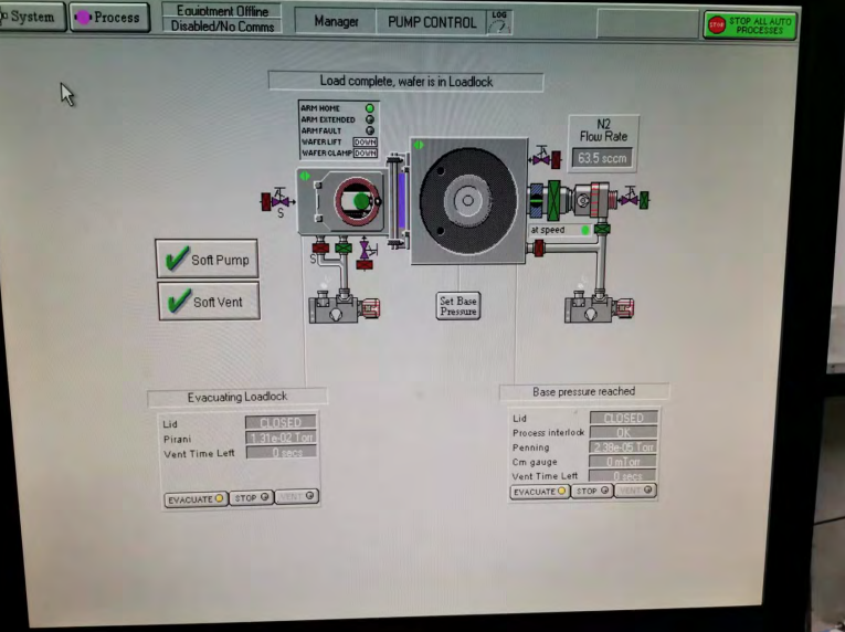 Refurbished 2004 Oxford PlasmaLab System 133+ RIE CL Reactive Ion Etcher