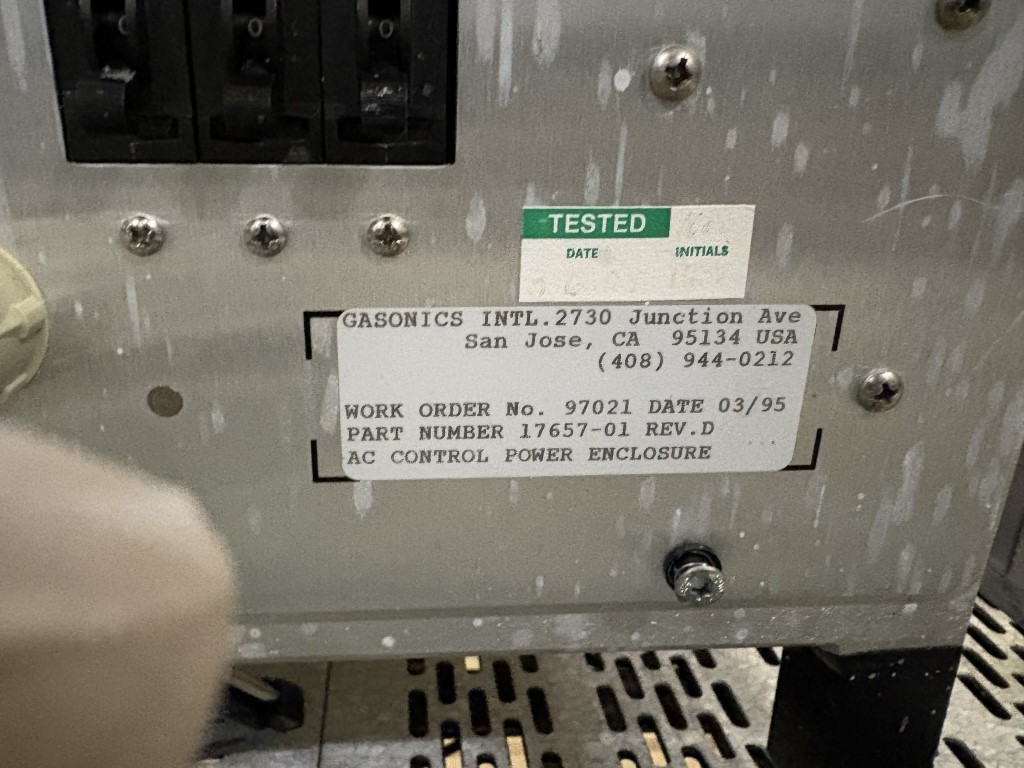 Used 1995 Gasonics L3510 - 150mm Asher