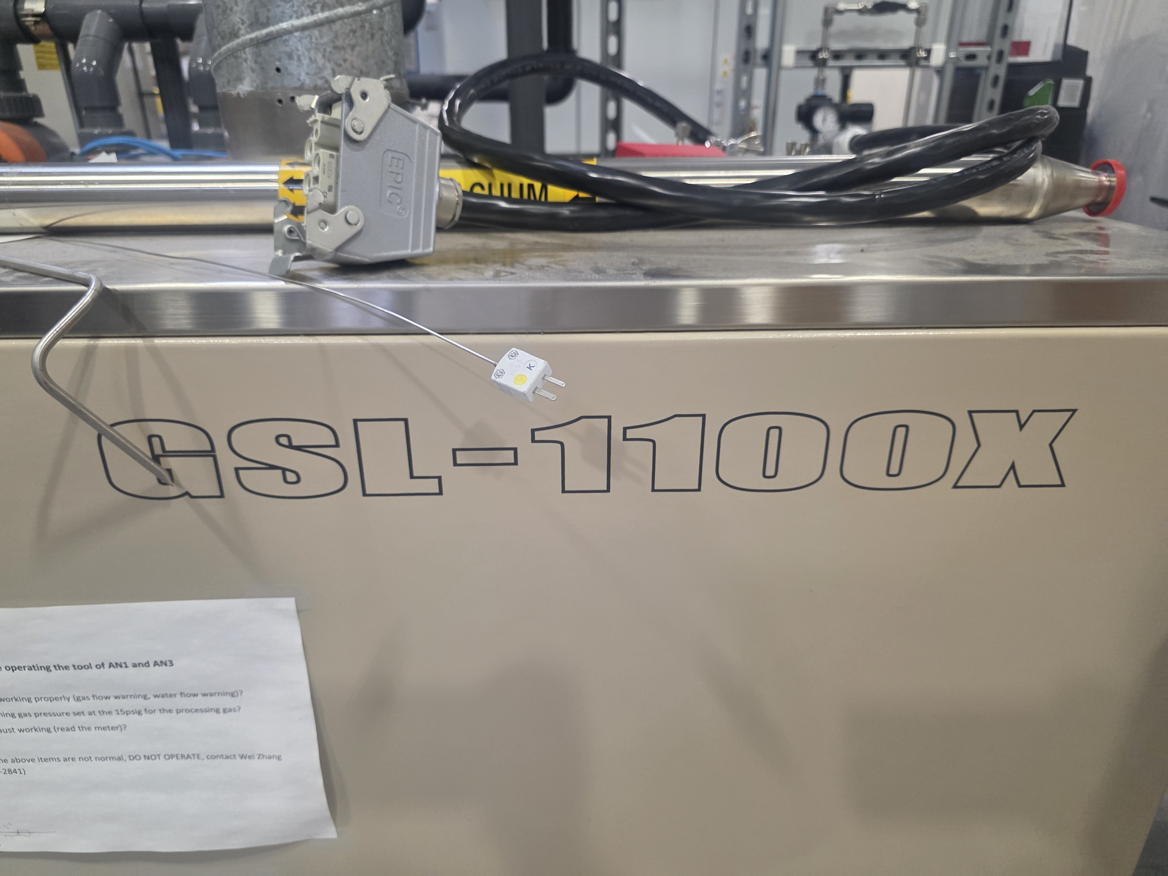 Used MTI GLS-1100X Furnace