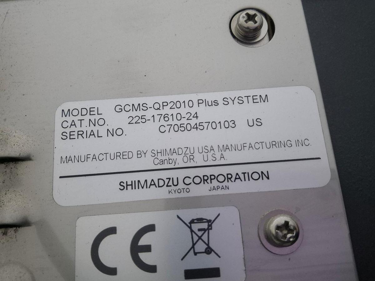 Used Shimadzu GCMS 2010 plus
