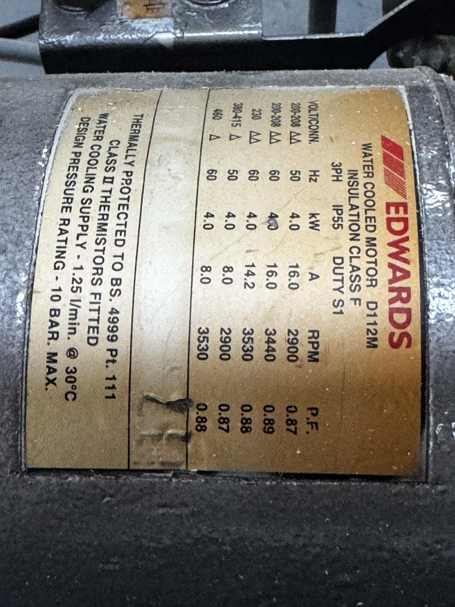 Used Edwards IQDP80 / EH1200 Booster