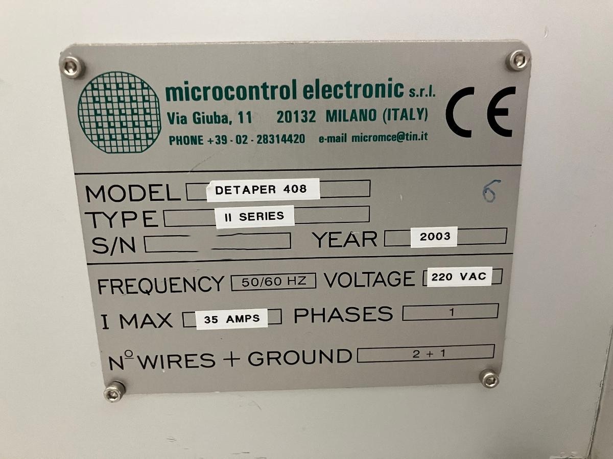 Used 2003 Microcontrol PFP 6