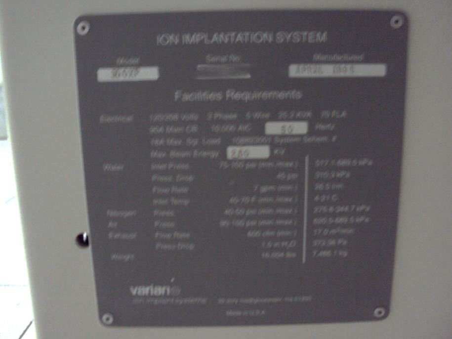 Used 1995 Varian 300XP