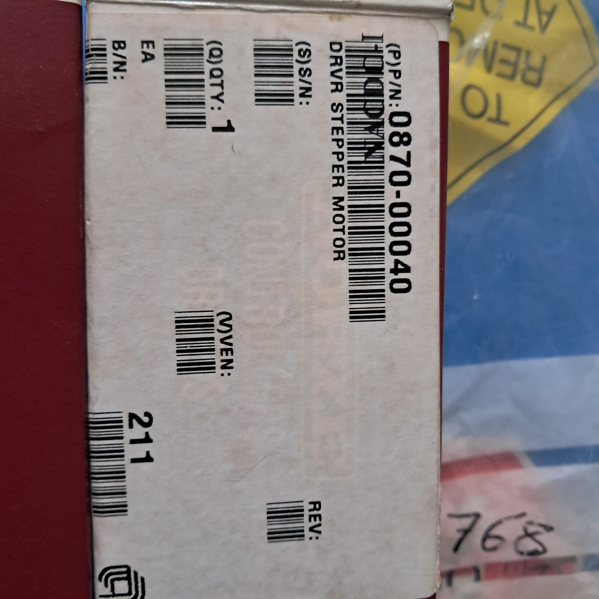 Applied Materials AMAT 0870-00040 DRVR STEPPER MOTOR